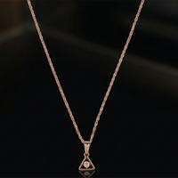 Urthn Triangle Shaped  Chain Pendant(Pack of 12)