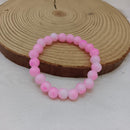 Urthn Pink Glass Beads Bracelet