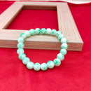 Urthn Light Green Glass Beads Bracelet