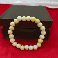 Urthn Yellow Glass Beads Bracelet