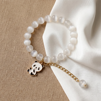 Urthn Gold Plated Beads Stylish Bracelets (Assorted Design)