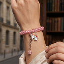 Urthn Crackle Beads And Charms Stylish Bracelets For Kids  (Set of 6)
