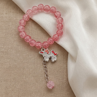 Urthn Crackle Beads And Charms Stylish Bracelets For Kids 