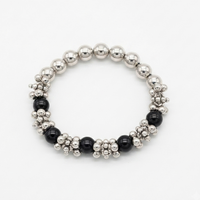 Urthn Black Beads Stylish Bracelets for Women