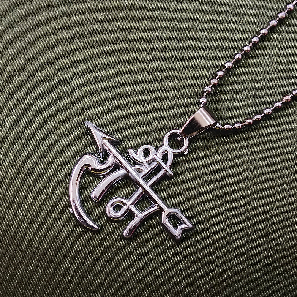 Urthn " Shree Ram " Silver Chain Pendant