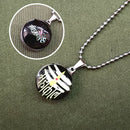 JewelMaze Lord Shiva Mahakal Chain Pendant with ball chain For Unisex