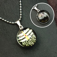 JewelMaze Lord Shiva Mahakal Chain Pendant with ball chain For Unisex