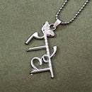 Urthn " Radhe " Chain Pendant With Ball Chain