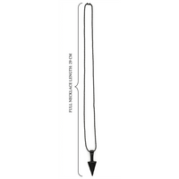 Urthn Look Pointed Spike Pendant Chain (Pack of 6)
