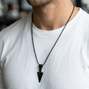 Urthn Look Pointed Spike Pendant Chain (Pack of 6)