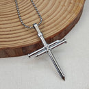 JewelMaze Cross Necklace for Men Women