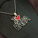 Urthn " I Love Papa " Chain Pendant For Men