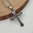 JewelMaze Cross Necklace for Men