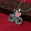 Urthn " I Love Dad" Chain Pendant