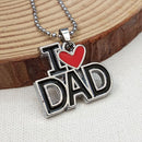 JewelMaze " I Love Dad" Chain Pendant