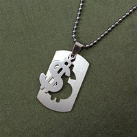 Urthn Dollar Symbol Chain Pendant For Men