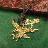 JewelMaze Eagle Thread Pendent For Men