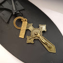 Urthn Cross Sign Thread Pendent For Men