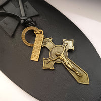 Urthn Cross Sign Thread Pendent For Men