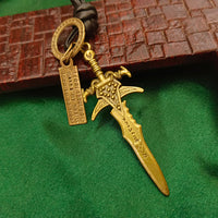 JewelMaze Sword Thread Pendent For Men