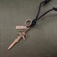 JewelMaze Sword Thread Pendent For Men