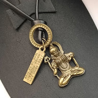 Urthn Shiva Mahadev Thread Pendent For Men