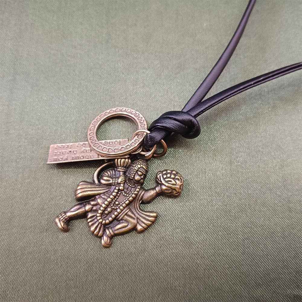 Urthn Hanuman Thread Pendent For Men