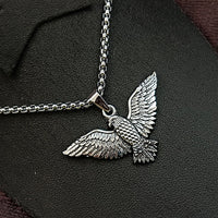 Urthn Winged Eagle Chain Pendant For Men and Women