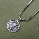 Urthn Owl Chain Pendant For Men