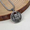 Urthn Owl Chain Pendant For Men