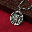 Urthn Owl Chain Pendant For Men (Pack Of 6)