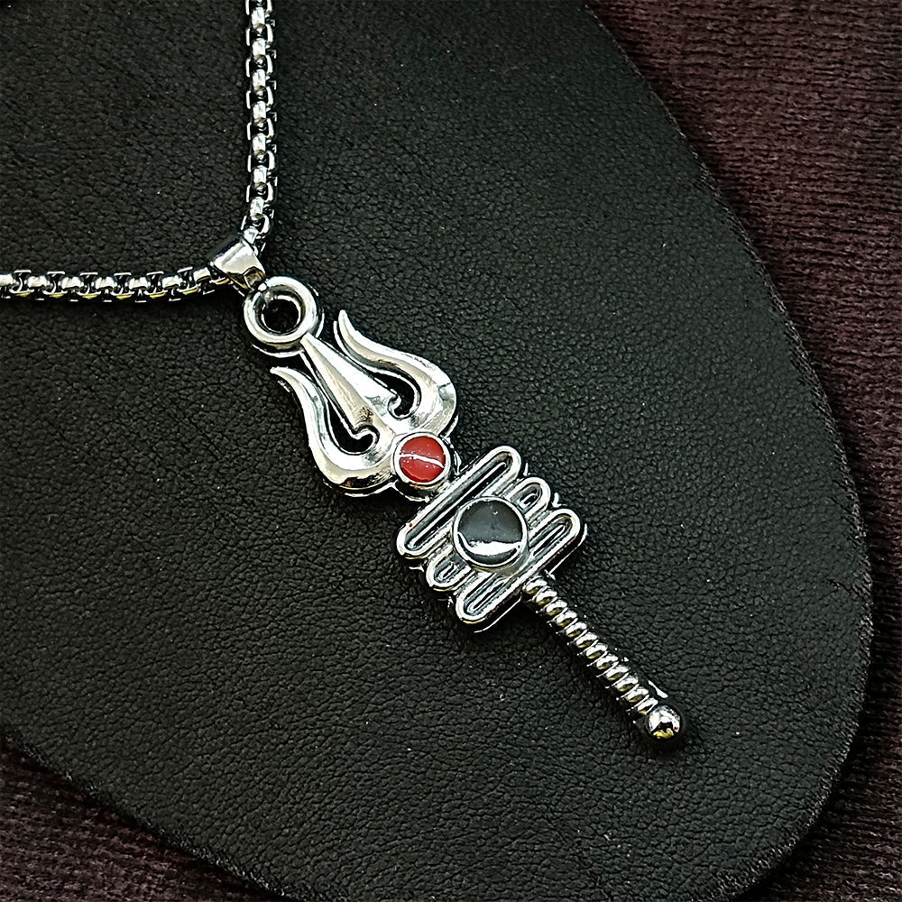 Urthn Shiva Trishul  Chain Pendant Pendant