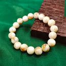 Urthn Brown Glass Beads Bracelet (Pack Of 6)