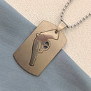 Urthn Gun Dog Chain Pendant For Men (Pack Of 6)