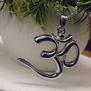 Urthn Spiritual Om Symbol Pendant Chain for Men (Pack Of 6)