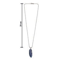 Urthn Stylish Feather chain pendent for men (Pack Of 6)