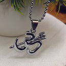 Urthn Om Trishul Pendant Chain for Men Spiritual Jewellery (Pack Of 6)