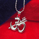 Urthn Om Trishul Pendant Chain for Men Spiritual Jewellery (Pack Of 6)