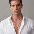 Urthn Trendy Silver Tone Arrow Pendant Chain (Pack Of 6)