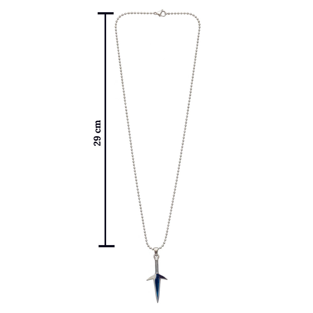 Urthn Trendy Silver Tone Arrow Pendant Chain (Pack Of 6)