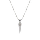Urthn Stainless Steel Look Pointed Spike Pendant Chain (Pack Of 6)