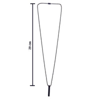 Urthn Everyday Wear Black Finish Bar Pendant Necklace for Men's (Pack Of 6)