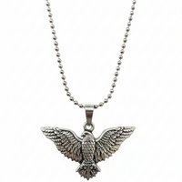 Urthn Stylish Eagle Mens Necklace (Pack Of 6)