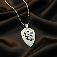 Urthn Modern Minimalist Dragon  Shape Stainless Steel Pendant(Pack of 6)