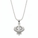 Urthn Mens Spiritual Khanda Symbol Chain Necklace(Pack of 6)
