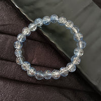 Urthn Crystal Crackle Glass Beads Stretch Bracelet