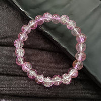 Urthn Crystal Crackle Glass Beads Stretch Bracelet