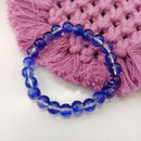 Urthn Adjustable Blue Beaded Wrist Bracelet (Pack Of 6)