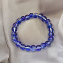 Urthn Adjustable Blue Beaded Wrist Bracelet