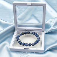 Urthn Sodalite Natural Stone Bracelet Improves Communication(Pack of 3)